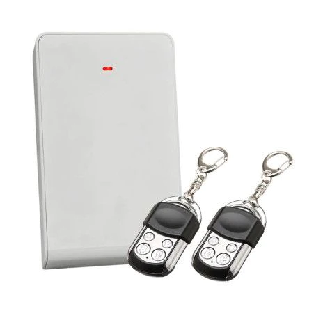 [B810PREMIUM-FOBKIT] BOSCH, RADION Premium wireless kit, Includes 1x B810 receiver and 2x HCT4UL 4 button key fob transmitters (stainless), Suits Solution 3000, 433MHz