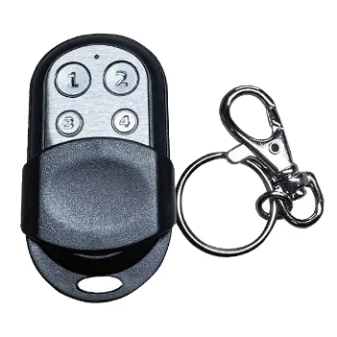 BOSCH, Wireless key fob transmitter, Premium metal style finish case, 4 button, Suits RE005EV2, WE800EV2 & HCR15 receivers, 433MHz