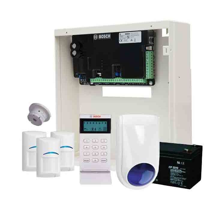 BOSCH, Solution 3000 Alarm kit, Includes 3x ISC-BPR2-W12 PIR detectors
