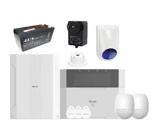 Hilook HA-ALARM-KIT1 Wired Alarm Kit with Siren & PSU/Battery