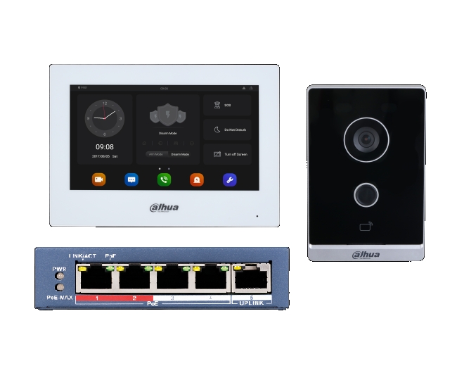 Dahua VTO2211 Intercom Kit with PoE