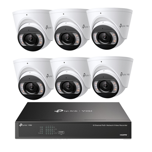 TPLINK TIOC 8CH 6 X 8MP CCTV Bundle without HDD