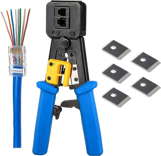 RJ45 Crimp Tool Pass Through