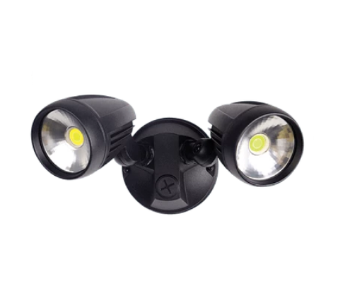 [2*13w_6000K] Twin Spot LED_No_Sensor Black