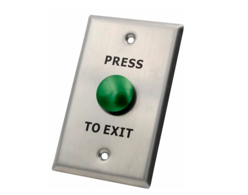 PRESS TO EXIT BUTTON GREEN